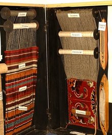 
              <p class="artikelinhalt">Ein Demonstrationsmodell der Axminster-Weberei im ehemaligen Museum. </p>
            