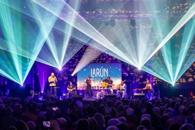 Die Gruppe Larún während ihres Auftritts beim Artmontan-Konzert.