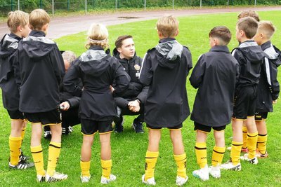 Nach jeder Partie gab es bei Dynamo Dresden eine Analyse von William-Paul Boden, dem Koordinator Grundlagenbereich.