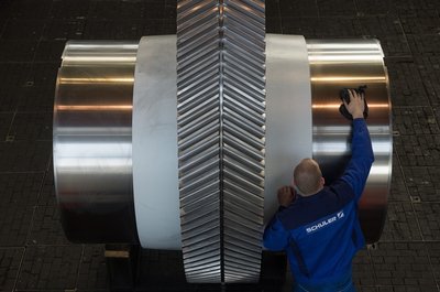 Hohe Exportzahlen hat auch der Pressenhersteller Schuler in Göppingen (Baden-Württemberg).