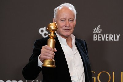 Seinen ersten Golden Globe bekam Skarsgård in diesem Jahr für seine Rolle in "Sentimental Value". (Archivbild)