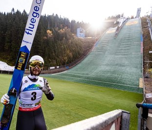 Nick Siegemund bei der Deutschen Meisterschaft Ende Oktober in Oberhof. 
