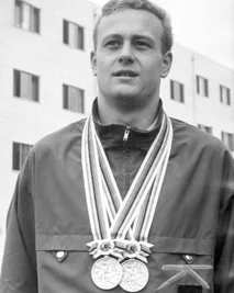 "Big in Japan": Aus Tokio brachte der Freistilschwimmer 1964 insgesamt drei Silberne mit.