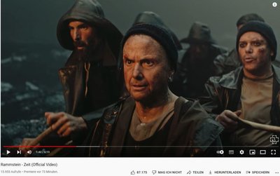 Ein Ausschnitt aus dem neuen Rammstein-Video.