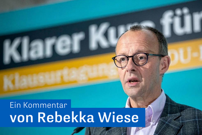 CDU-Parteichef Friedrich Merz bei der Abschluss-Pressekonferenz der Klausurtagung des  CDU-Bundesvorstandes in Heidelberg.
