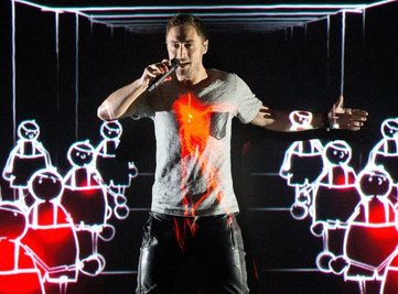 Sieger nach Punkten: Der Schwede Måns Zelmerlöw bot beim Eurovision Song Contest in Wien eine perfekte Show mit einem originellen Hintergrund.