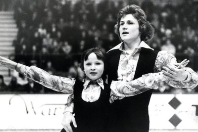 Sabine Baeß und Tassilo Thierbach,1982 Weltmeister im Eiskunstlauf.