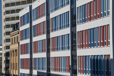 Das Technische Rathaus, Sitz der Bauverwaltung der Stadt Chemnitz.