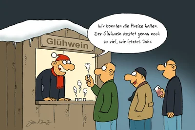 „Shrinkflation", also Preiserhöhung durch Verkleinerung der Verpackungsgröße, gibt es wohl bald auch auf Weihnachtsmärkten.