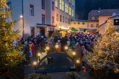 Schön war‘s: Der Braunsdorfer Weihnachtsmarkt im Jahr 2022.