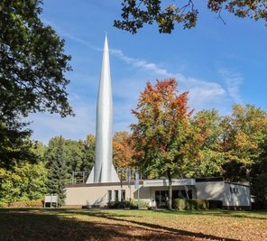 Das Kosmonautenzentrum am Rand des Parks ist seit fast 60 Jahren ein Anziehungspunkt nicht nur für kleine Gäste.