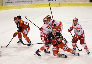 Die Eispiraten Crimmitschau spielen am Sonntag gegen den EC Bad Nauheim.