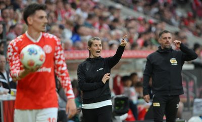 Union-Trainerin Marie-Louise Eta schrieb mit ihrem Sieg gegen Mainz deutsche Fußball-Geschichte.
