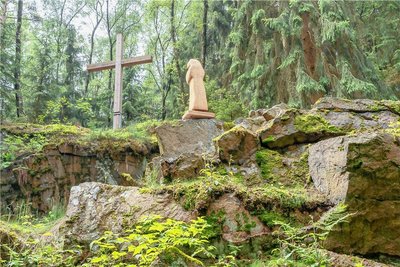 Der Weg zum Marienstein im Fronberggebiet wurde 2019 eingeweiht. Seit dem kommt es an Wanderwegen bei Schreiersgrün immer wieder zu Beschädigungen. Neben dem fehlenden zentralen Treffpunkt ist das ein Thema, das die Einwohner des Ortes beschäftigt. 