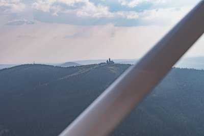 Wann hat man schon mal diesen besonderen Blick aufs Erzgebirge und den Fichtelberg?