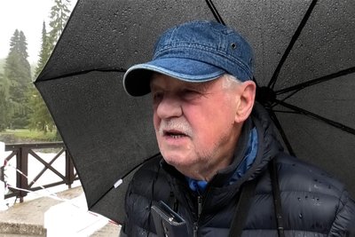 Für Horst Mentzel sollten es fünf schöne Tage im Riesengebirge werden. Wegen des Hochwassers steckt er nun im Hotel fest.