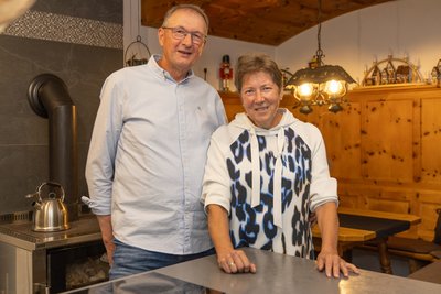 Das Zwönitzer Ehepaar Marion und Carl Etzold stellten die Gästewohnung für die Berliner zur Verfügung. Eine Freundschaft entstand.