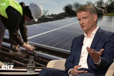 Ein Freiberger bei Markus Lanz: Gunter Erfurt, Chef von Meyer Burger, warb im ZDF um Staatshilfen für die Solarindustrie.