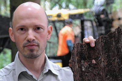 Stefan Scholz, Revierförster Sachsenforst. Foto: Marion Gründler
