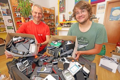 Christian Möls (links) - Fair Trade Town Steuerungsgruppe