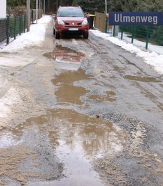 Ulmenweg in Leubnitz-Forst