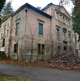Die einstige Fabrikantenvilla wollen die Investoren gern erwerben und sanieren. 