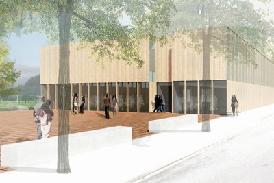 So könnte die neue Zweifeldhalle in Lichtenau aussehen, die in den nächsten Jahren gebaut werden soll.