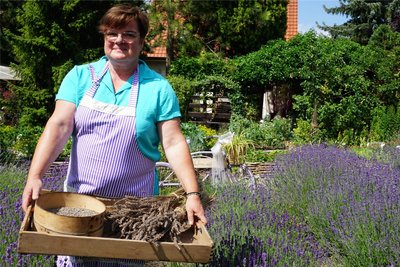 "Rein gartentechnisch ist Lavendel eigentlich eine langweilige Pflanze. Sie blüht drei bis vier Wochen im Jahr und das war es dann", erzählt Simona Görtlerová, Gärtnerin und studierte Landschaftsarchitektin.