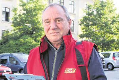Jörg Petzold, Kreisvorstand vom Auto Club Europa. Er arbeitet auch bei der Verkehrswacht im Erzgebirge.