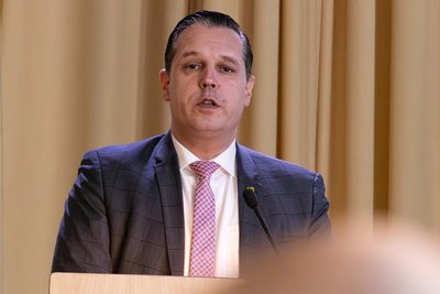 Rico Anton ist als Landrat des Erzgebirgskreises auch Vorstandsvorsitzender des Vereins Welterbe Montanregion Erzgebirge.