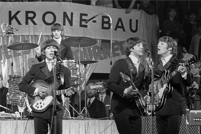 Coole Jungs: Paul McCartney (links) und John Lennon. 
