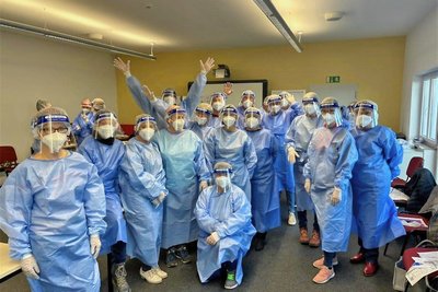 Im Herbst 2021 machte der Verein eine Ausbildung zu Corona-Testern. 