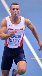Kristin Gierisch - Der Brite Richard Kilty, genannt "Teeside Tornado", rannte bei der Hallen-WM im vergangenen Jahr allen Kontrahenten davon.