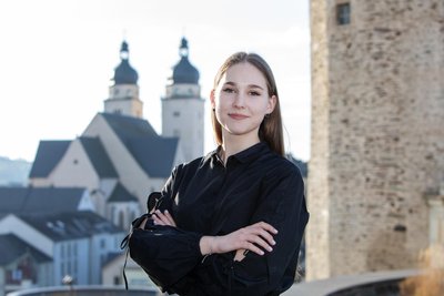 Oleksandra Kachan studiert seit vergangenem Oktober an der Hochschule in Plauen.