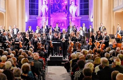 Die Mittelsächsische Philharmonie in der Nikolaikirche. 