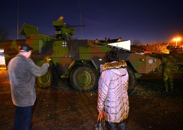 Schützrenpanzer auf dem Schützenplatz
