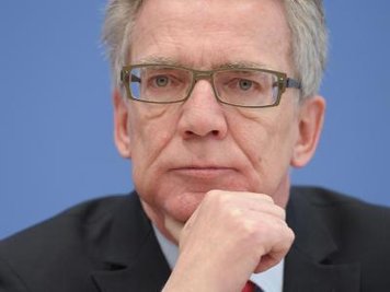 Innenminister Thomas de Maziere (CDU)