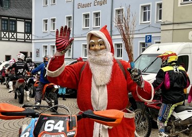 Weihnachtsmann Frank Börner.
