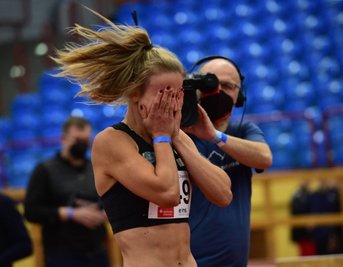 Unverhofft kommt oft: Anne Weigold gewann beim Internationalen Hallenmeeting in Chemnitz über 60Meter Hürden und katapultierte sich auf Platz 1 der deutschen Jahresbestenliste - und auf Platz 17 weltweit. 