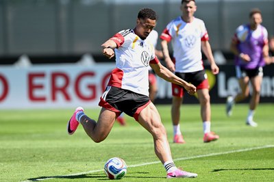Der Dortmunder Felix Nmecha hinterließ gute Trainingseindrücke. 