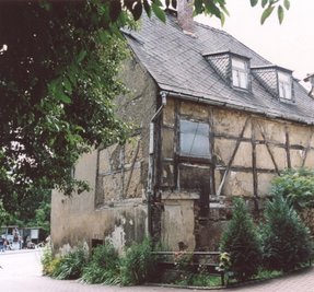 Schon abgerissen: Das Gebäude an der Zschopauer Gartenstraße war wahrlich kein Schmuckstück.