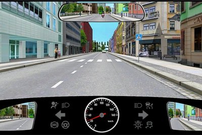 Fahrschulwissen, das Leben retten kann: Screenshot aus einem Fahrschulquiz auf der Webseite www.fahrerlaubnis.tuev-dekra.de. 