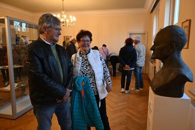 Rainer und Edeltraud Hahn aus Lugau haben sich umgeschaut.