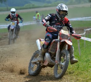 Jörg Haustein - hier beim dritten Lauf des German-Cross-Country in Venusberg - bildet einen Teil des Teams Deutschland 3. 