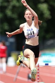 Finale verpasst: Katharina Rissom vom TVL wurde im Dreisprung 14.