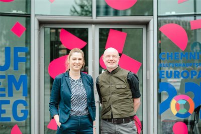Andrea Pier und Stefan Schmidtke sind als Geschäftsführer für die Programmumsetzung der Kulturhauptstadt verantwortlich.