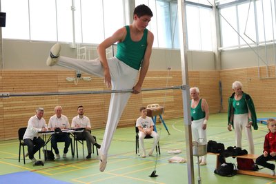 Marlon Thümmel, hier beim Traktorpokal 2024, ist nach wie vor beim SV Grün-Weiß Niederwiesa aktiv.