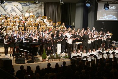 Das große Finale mit „Alle Jahre wieder“.
