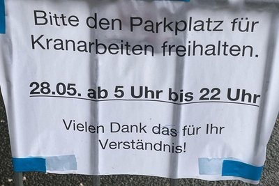 Bis 22 Uhr soll das Gelände zumindest freigehalten werden.