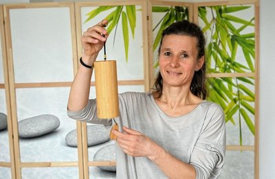 Seit Anfang März bietet Claudia Rümmler Yogakurse im zweiten Kurzzeitladen in Neukirchen an. 
